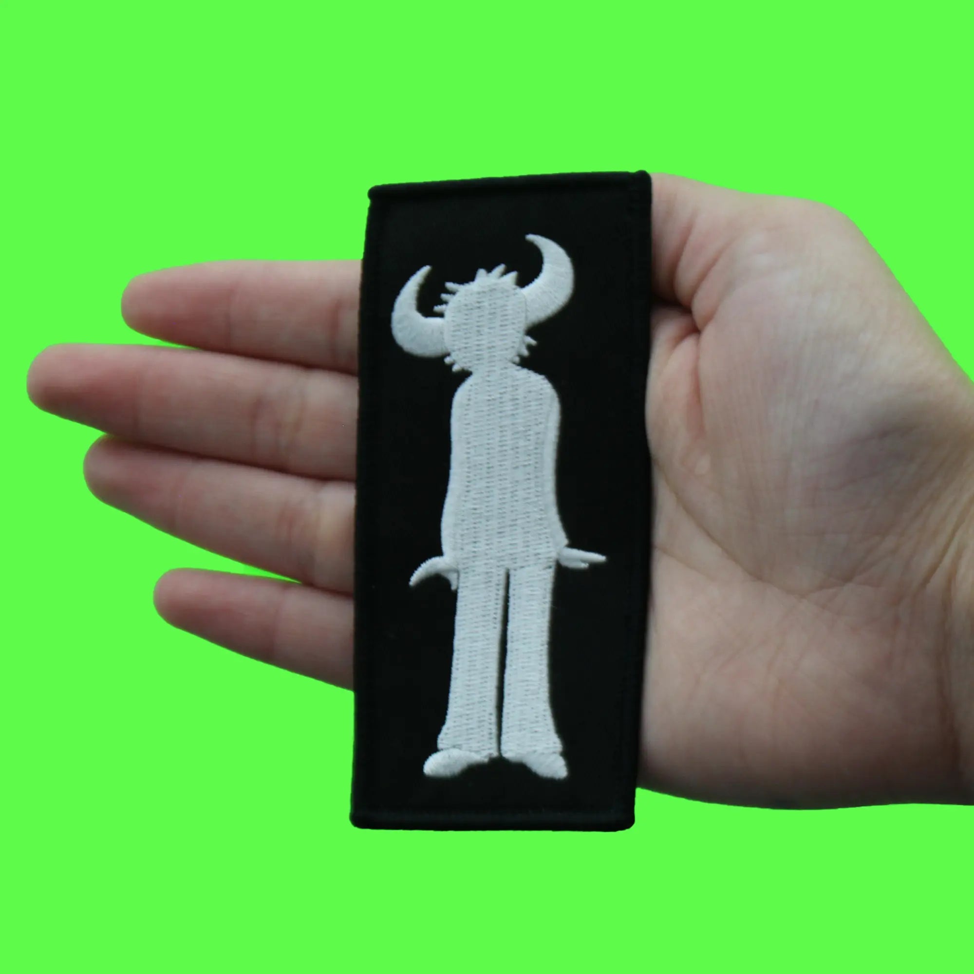 Jamiroquai Silhouette Horn Patch Alternative Rock Band Embroidered Iron On