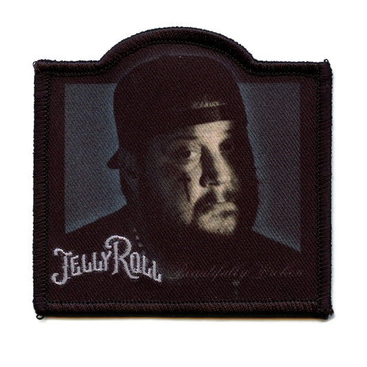 Jelly Roll Artist Patch Beautifully Broken Album Embroidered Iron On