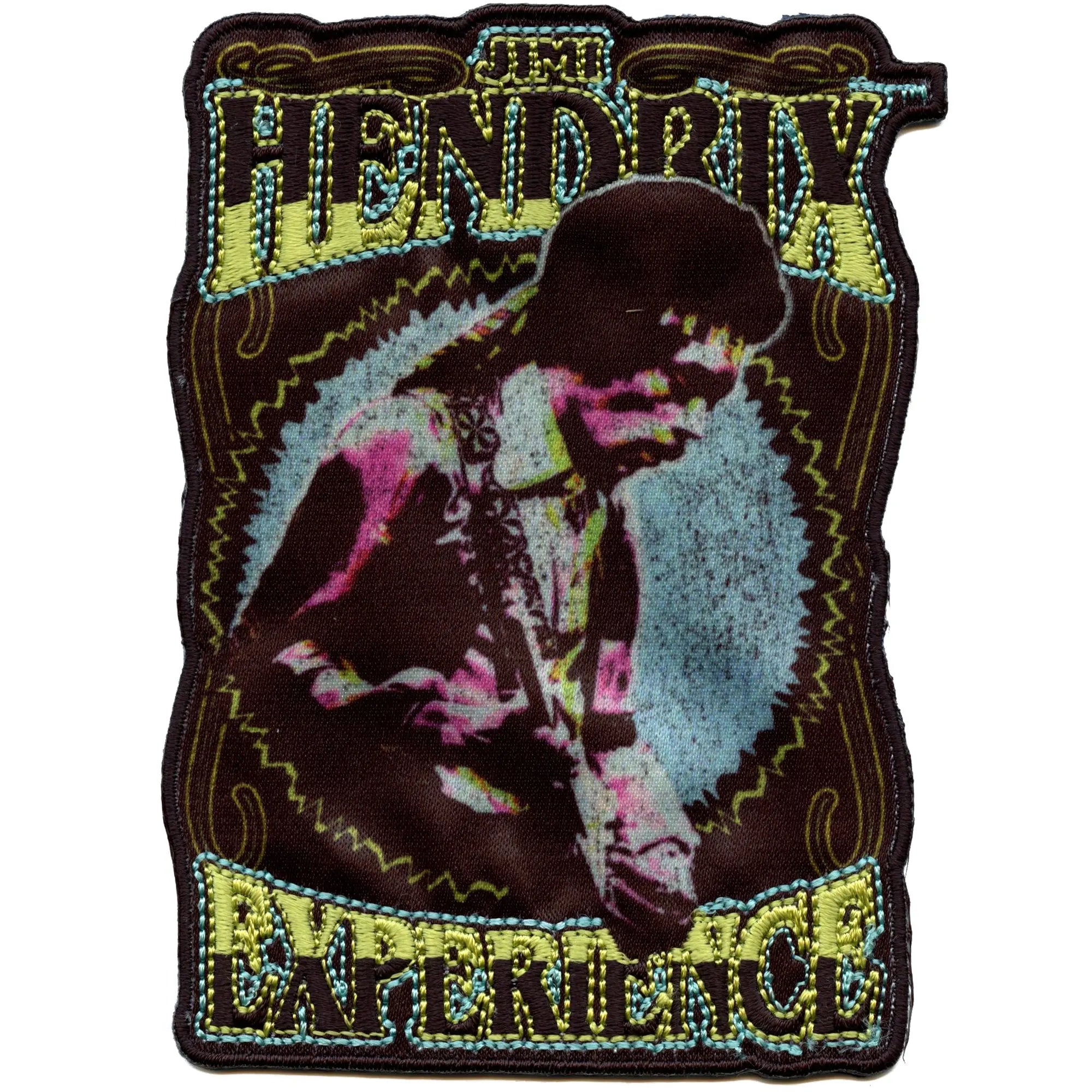 Jimi Hendrix Winterland Patch Popular Rock Music Sublimated Embroidered Iron On
