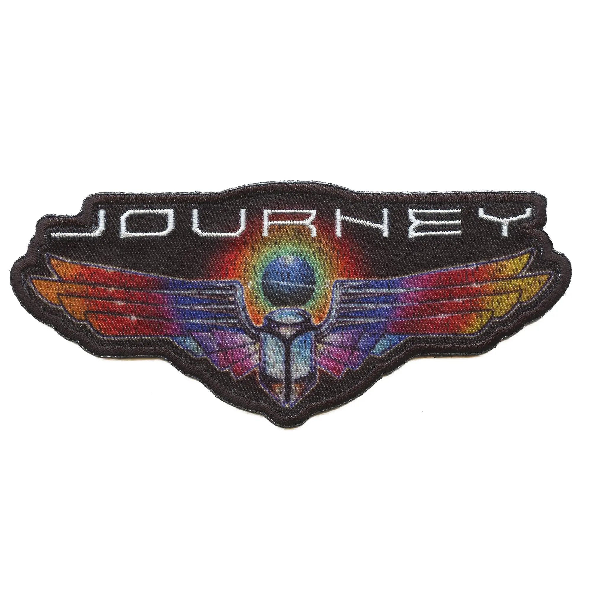 Journey Rainbow Wings Patch Soft Rock Band Embroidered Iron On