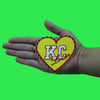 KC Lover Heart Patch City Football Embroidered Iron On