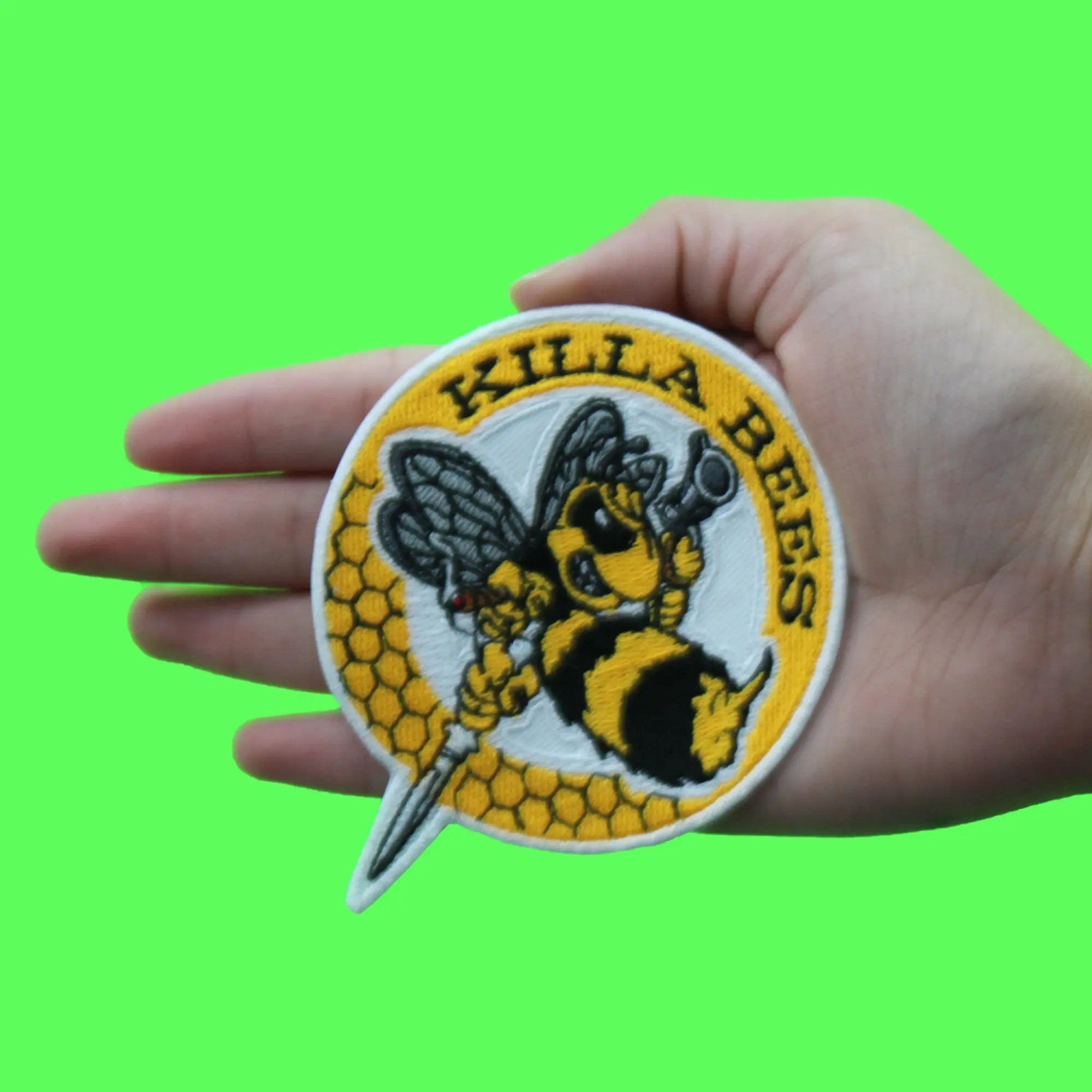 Killa Bees Rap Patch Hip Hop Music Embroidered Iron On