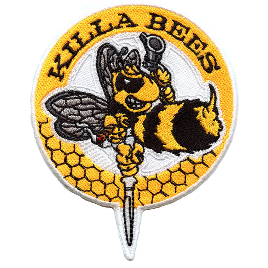 Killa Bees Rap Patch Hip Hop Music Embroidered Iron On