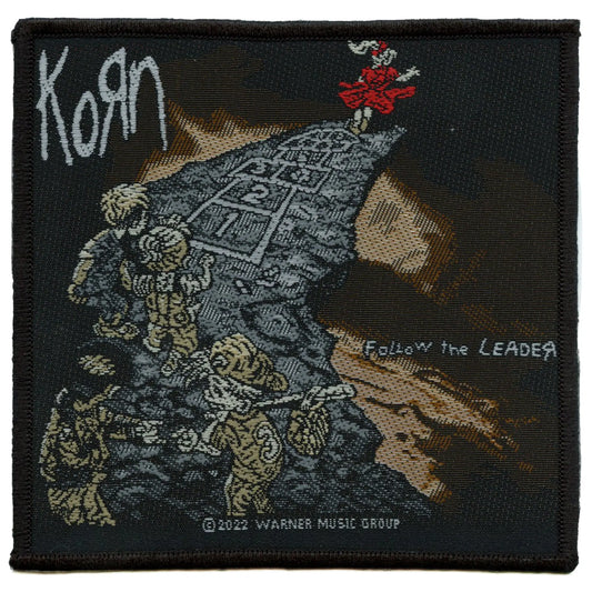 Korn Follow The Leader Patch Nu-Metal Album Cover Woven Iron on