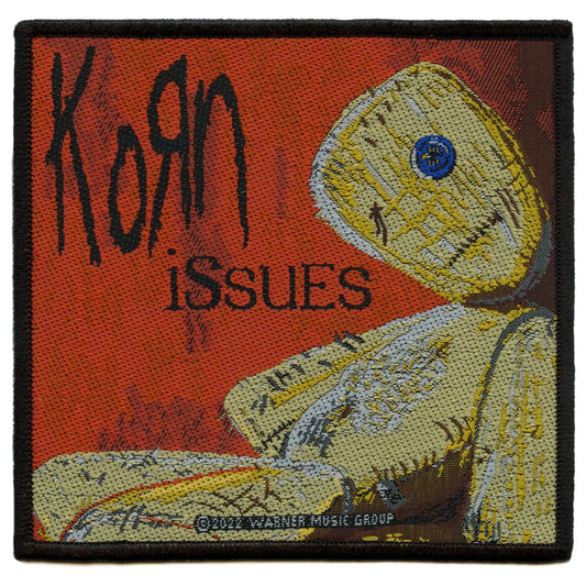 Korn Issues Album Cover Patch Nu Metal 90's Rock Woven Iron on