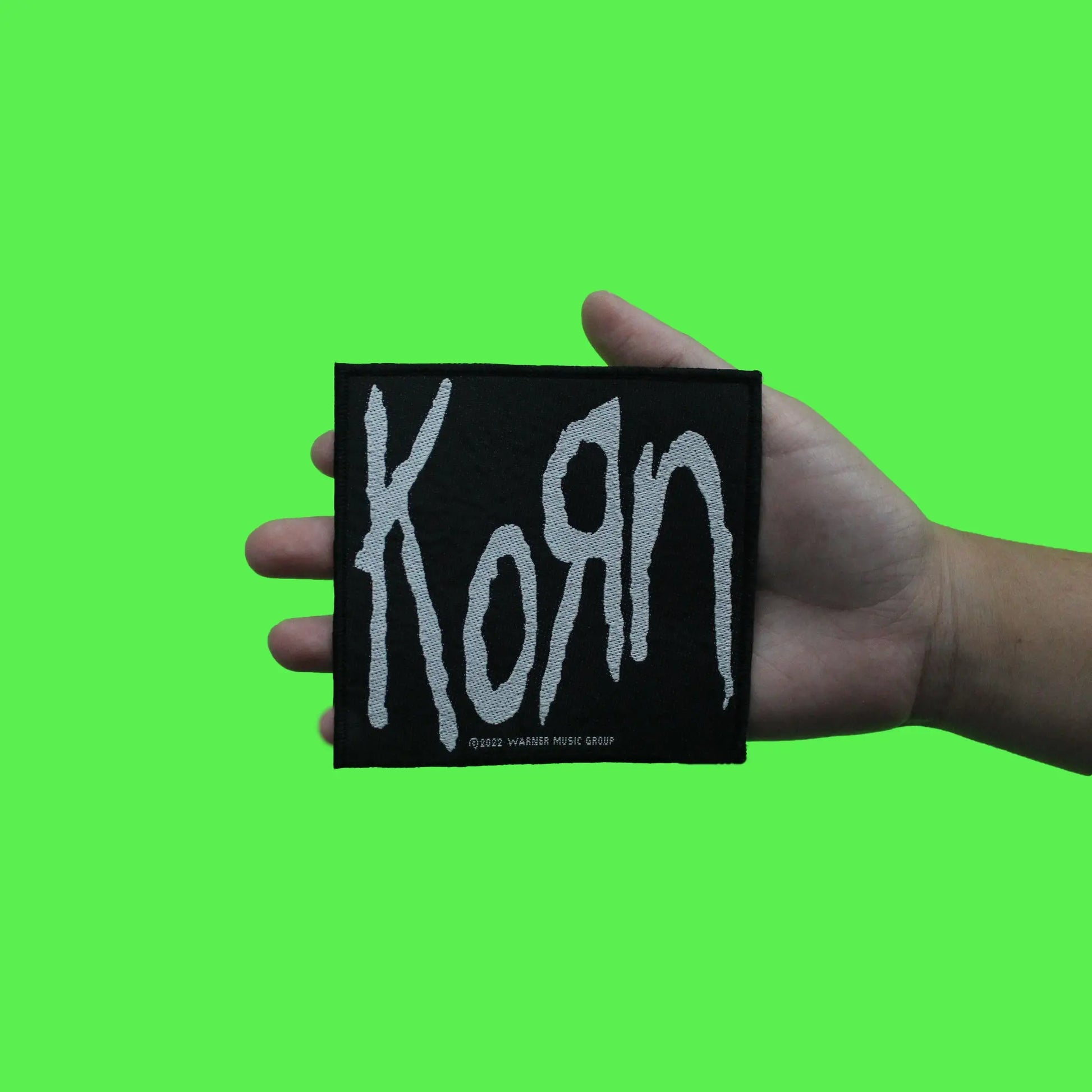 Korn Rock Band Logo Patch American Nu Metal Woven Iron on