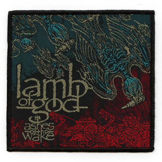 Lamb of God Patch Ashes Of The Wake Metal Band Woven Iron On
