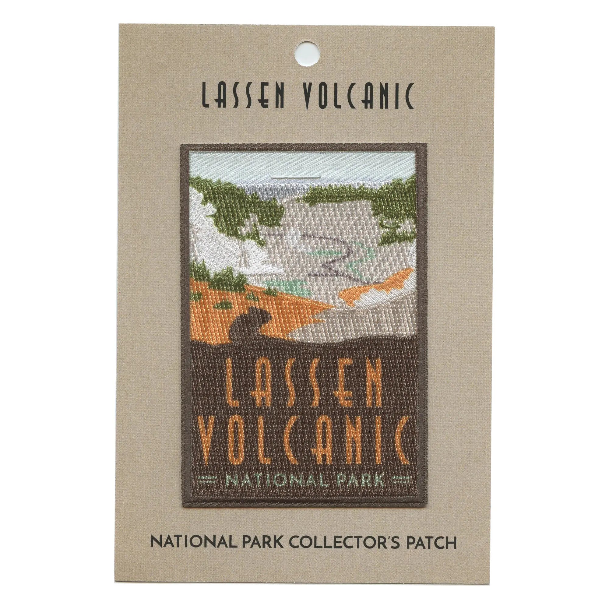 Lassen Volcanic Trailblazer Patch Travel Collectible Souvenir Embroidered Iron on