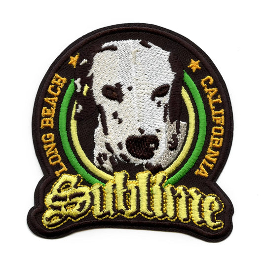 Sublime Dalmatian Dog Patch Long Beach California Embroidered Iron On