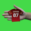Lover #87 Jersey Patch Artist Kansas City Embroidered Iron On