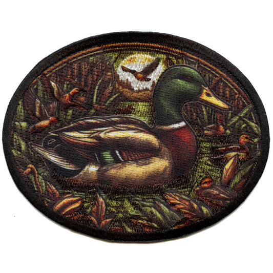 Mallard Duck Bird Patch Animal Hunting Sublimated Embroidery