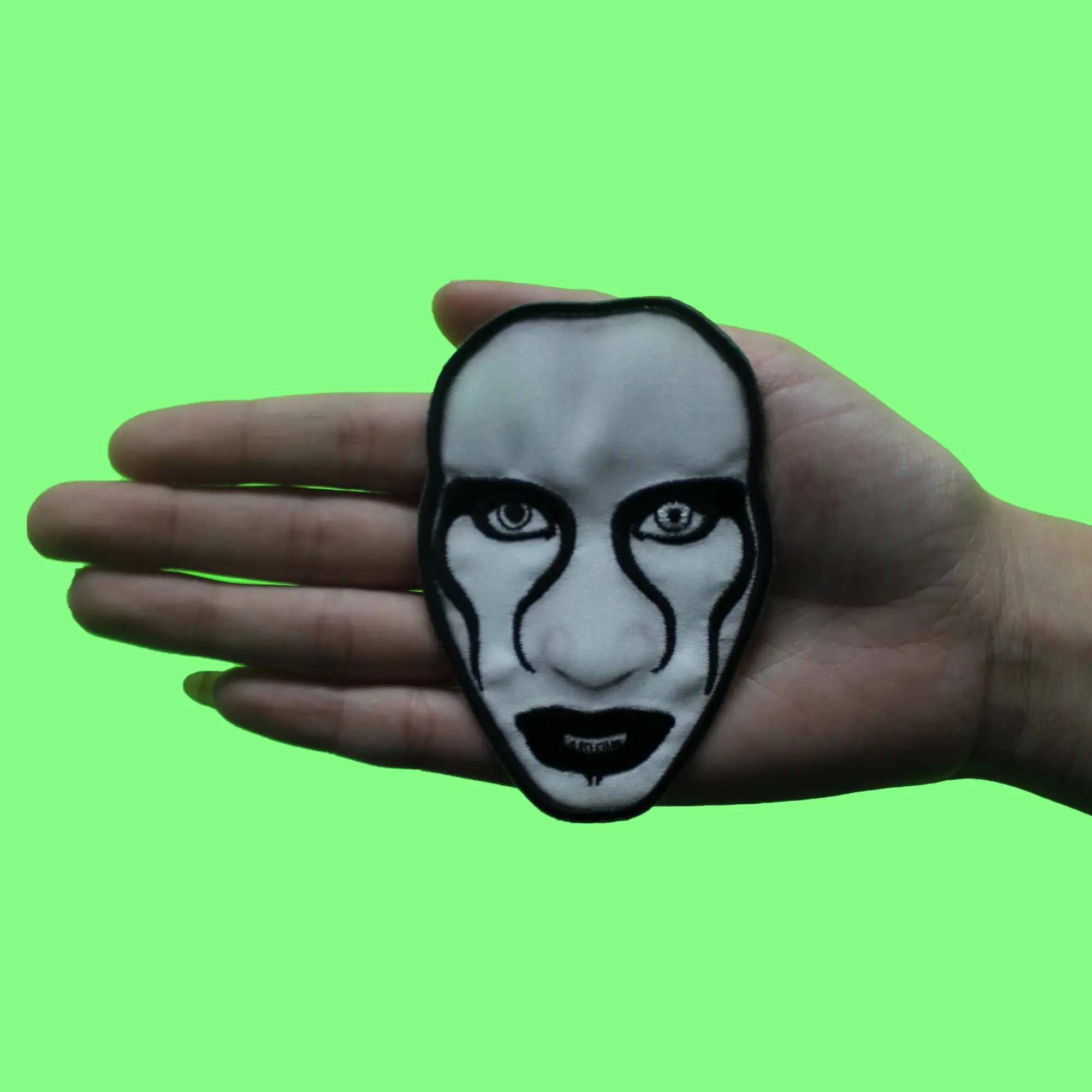 Marilyn Manson Defiant Patch Heavy Metal Rock Band Sublimated Embroidery Iron On