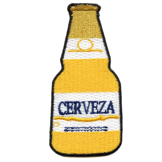 Mexican Cerveza Bottle Patch Beer Alcohol Drink Embroidered Iron On