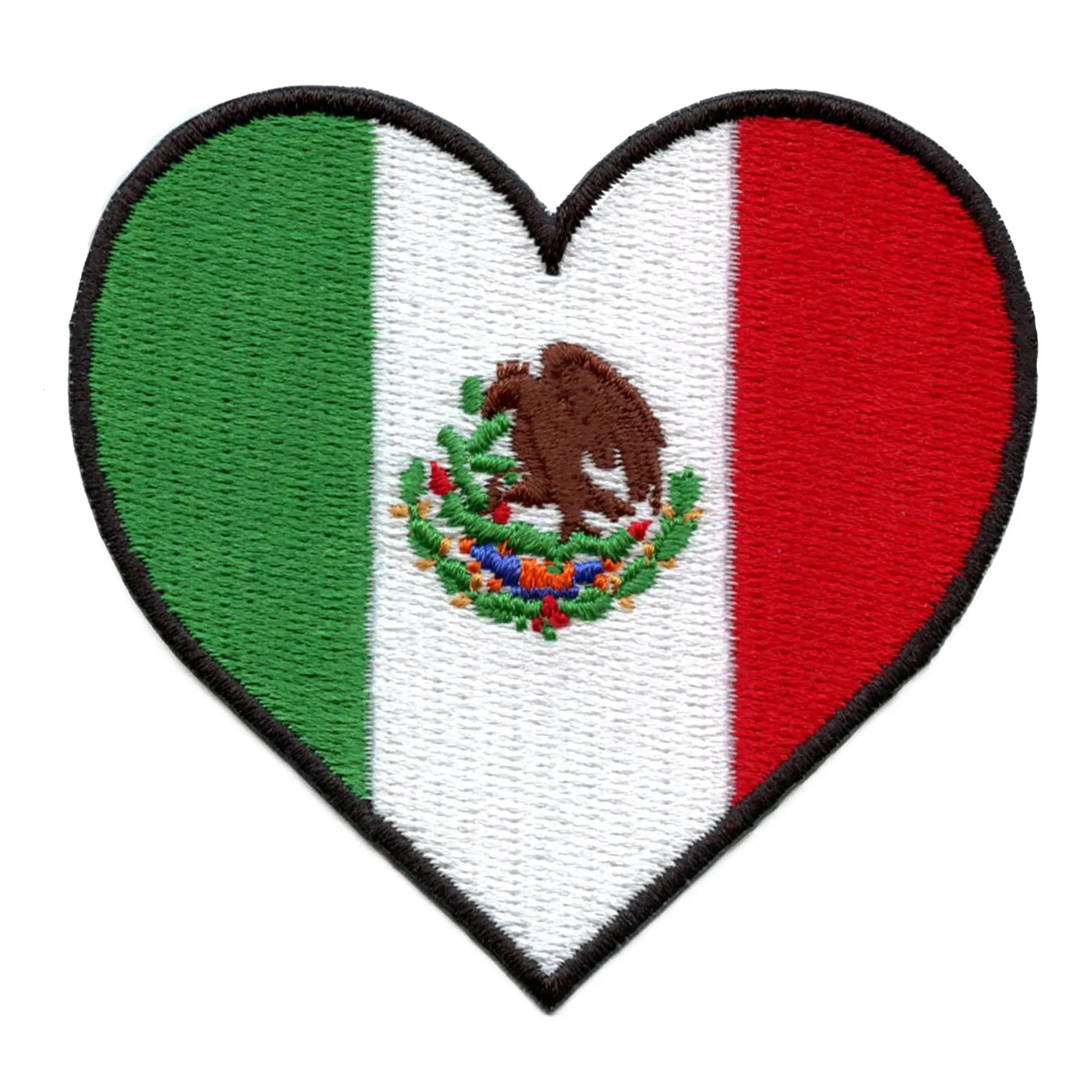 Mexico Flag Hat Patch Raza Chicano Country Embroidered – Patch