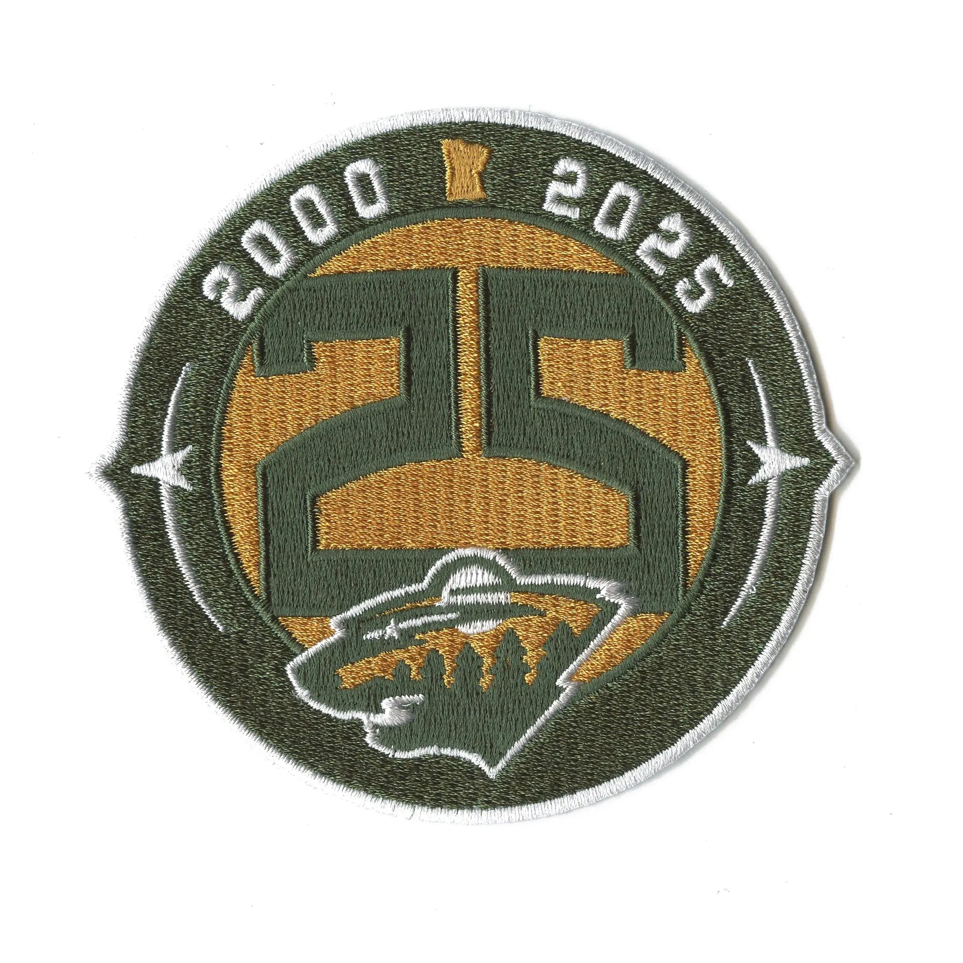Minnesota Wild 25th Anniversary NHL Season Jersey Patch 2025-26 (Alternate)