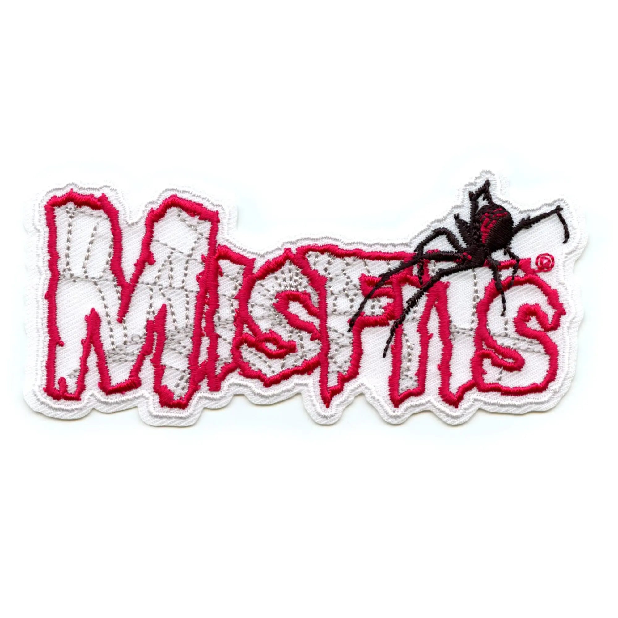 Misfits- 80's Logo ('MISFITS') Glow In The Dark embroidered patch