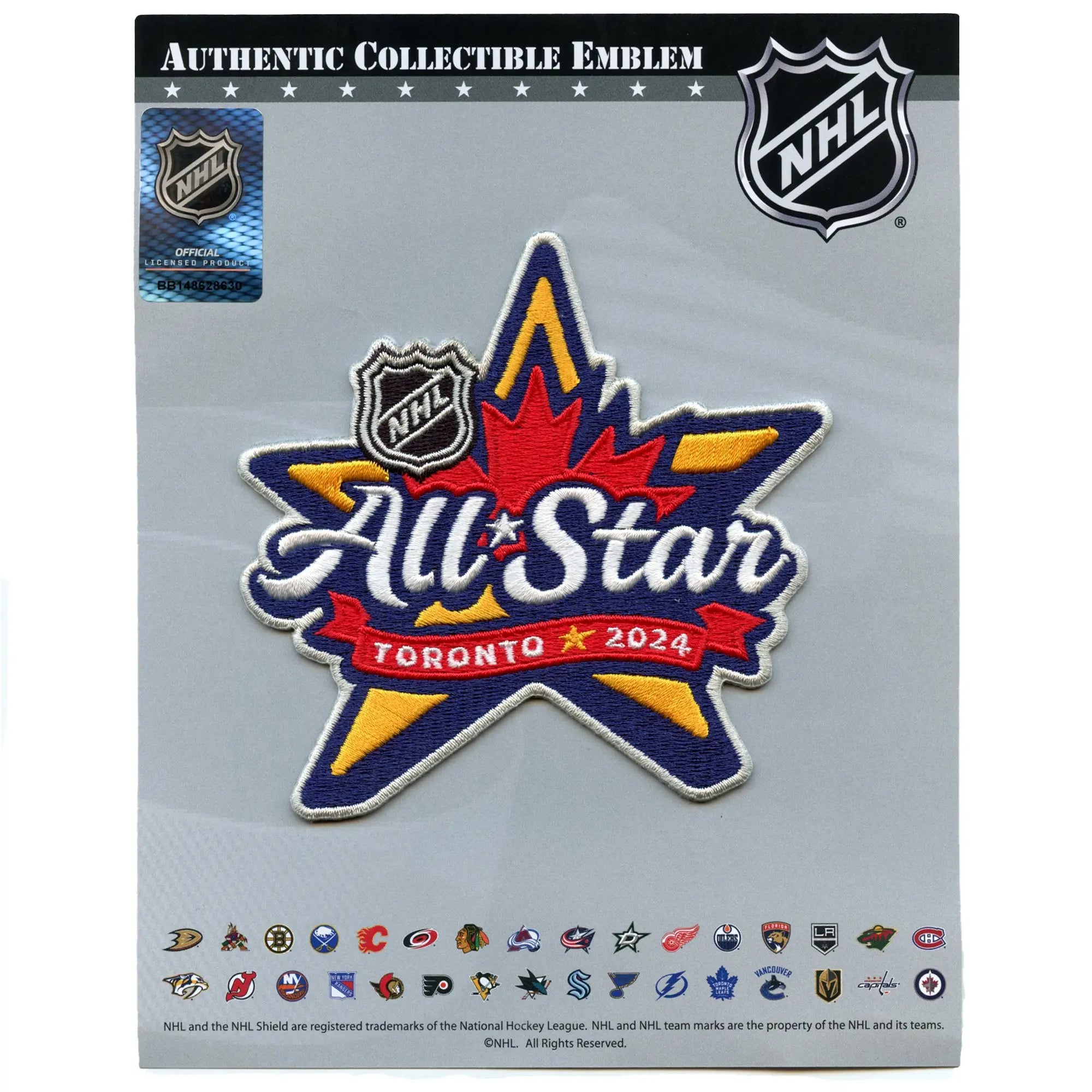 Wholesale 2024 N-H-L All-Star Logo Toronto Maple Leafs Auston