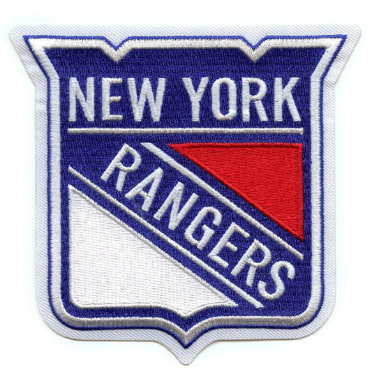 New York Rangers Primary Team Logo Patch 2019 White Border
