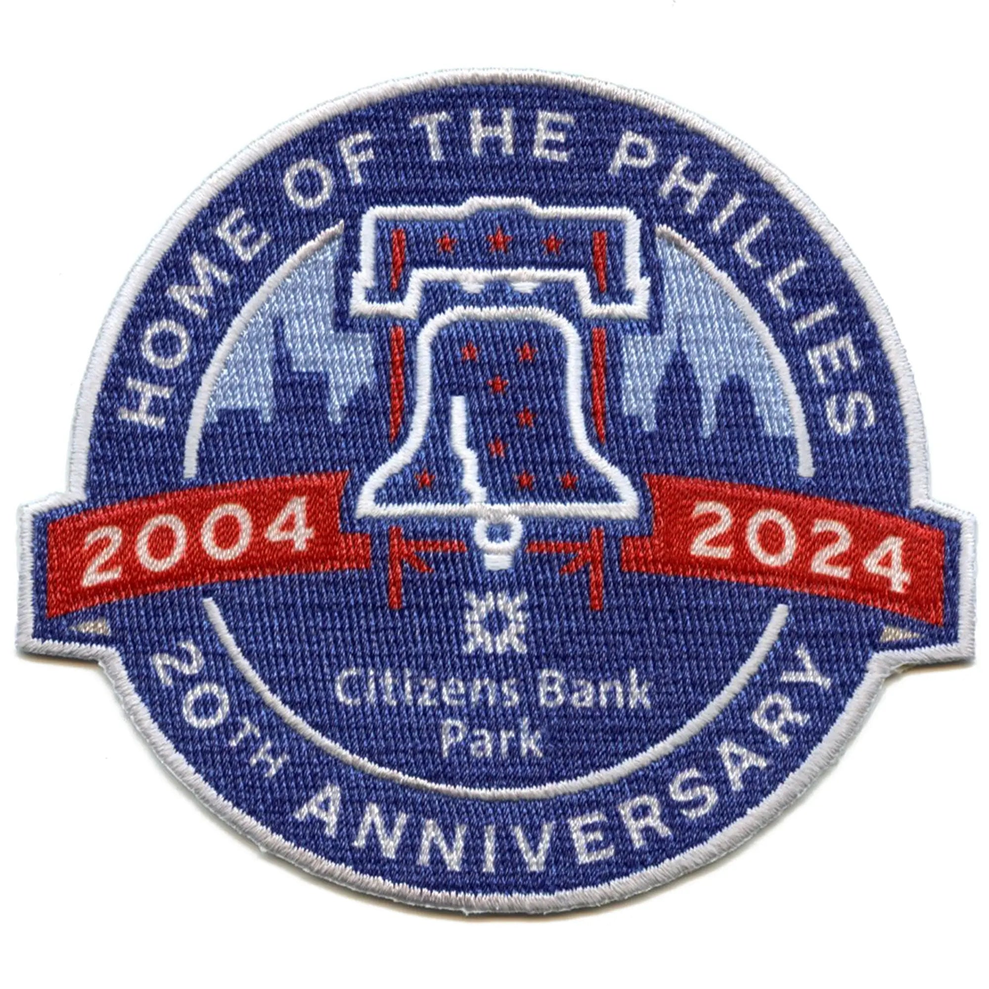 Philadelphia Phillies 20th Anniversary Logo Jersey Patch 2024