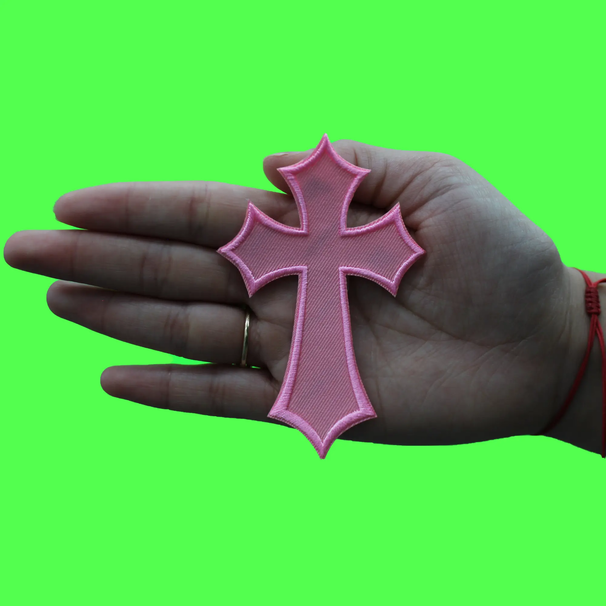 Pink Y2k Cross Patch Fashion Aesthetic Symbol Embroidered Iron on