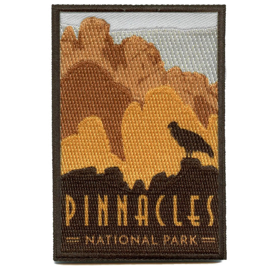 Pinnacles National Park Patch California Nature Hike Embroidered Iron On