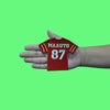 Red Football Jersey Maauto Player Patch Fan Missouri #87 Embroidered Iron On