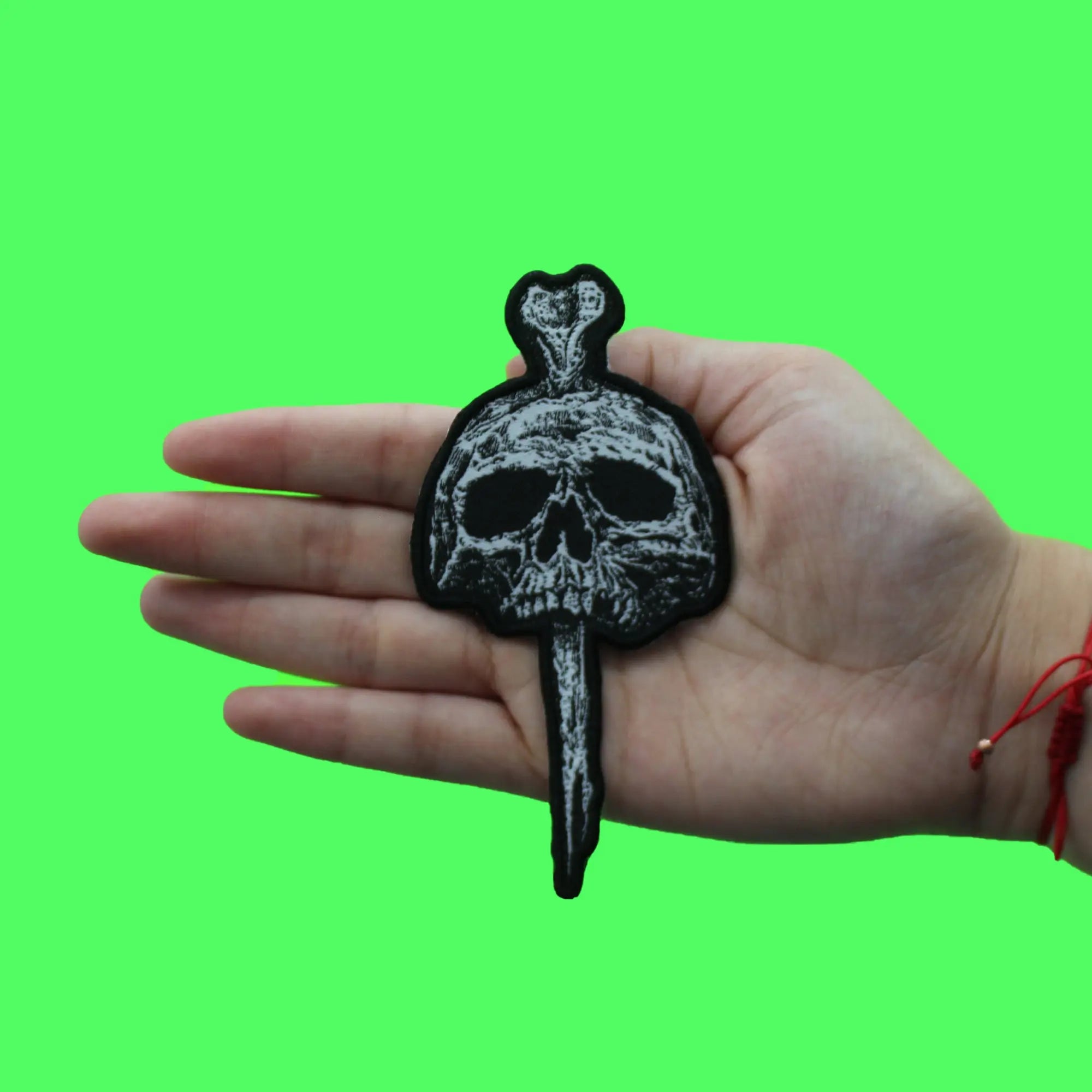 Rock Band Artist Bone Skull Patch Death Metal Music Embroidered Iron On