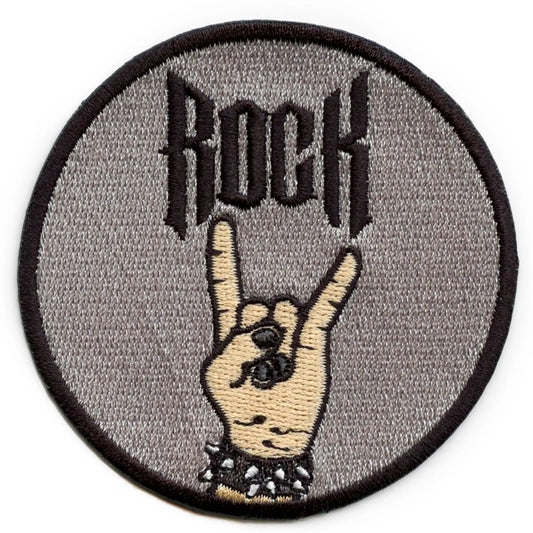 Rock Sign Hand Patch Alternative Metal Punk Embroidered Iron on