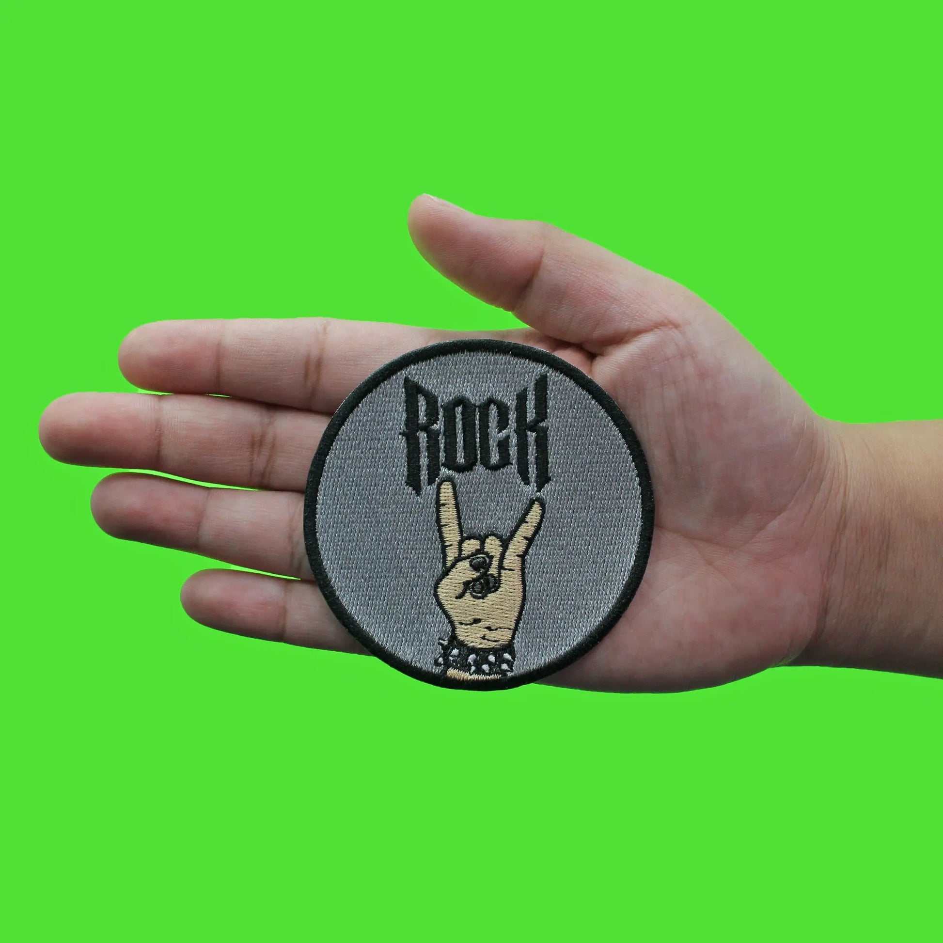 Rock Sign Hand Patch Alternative Rock Metal Embroidered Iron on
