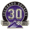 1993-2023 Colorado Rockies 30th Anniversary Logo Sleeve Patch