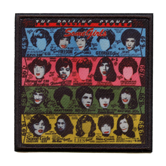 Some Girls Album Cover Patch Rolling Stones Classic Sublimated Iron On