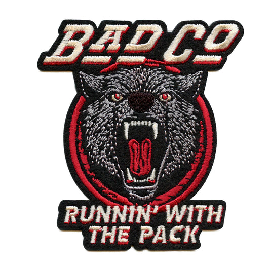 Bad Company Band Patch Runnin' With The Pac Embroidered Iron On