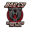 Bad Company Band Patch Runnin' With The Pac Embroidered Iron On
