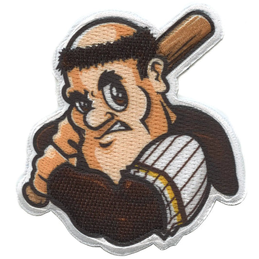 San Diego California Mascot PhotoPatch Baseball Pope Parody Embroidery Iron On