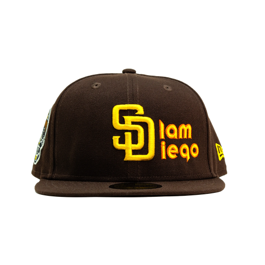 San Diego Padres Custom Hat SLAM DIEGO Sugar Skull Friar Tuck Edition