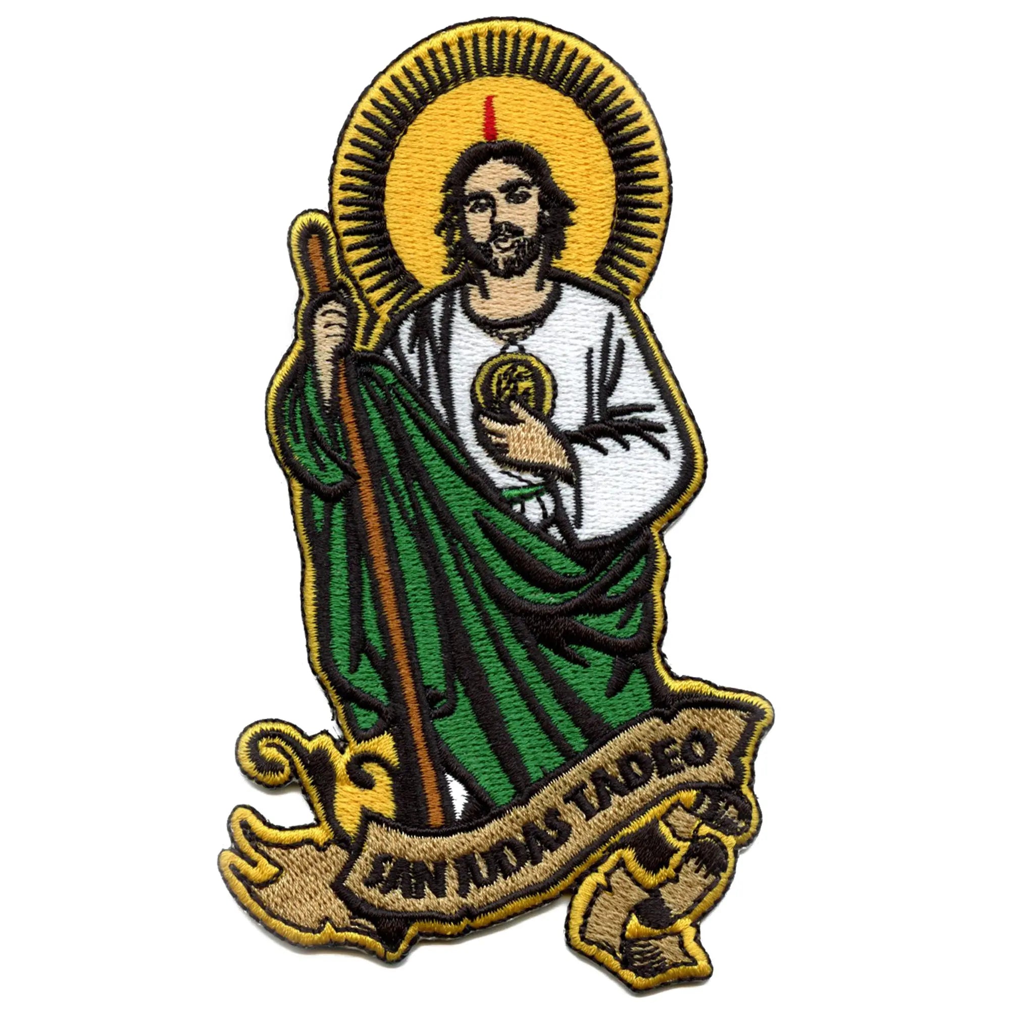 San Judas Tadeo Patch Protection Religion Christ Embroidered Iron On –  Patch Collection
