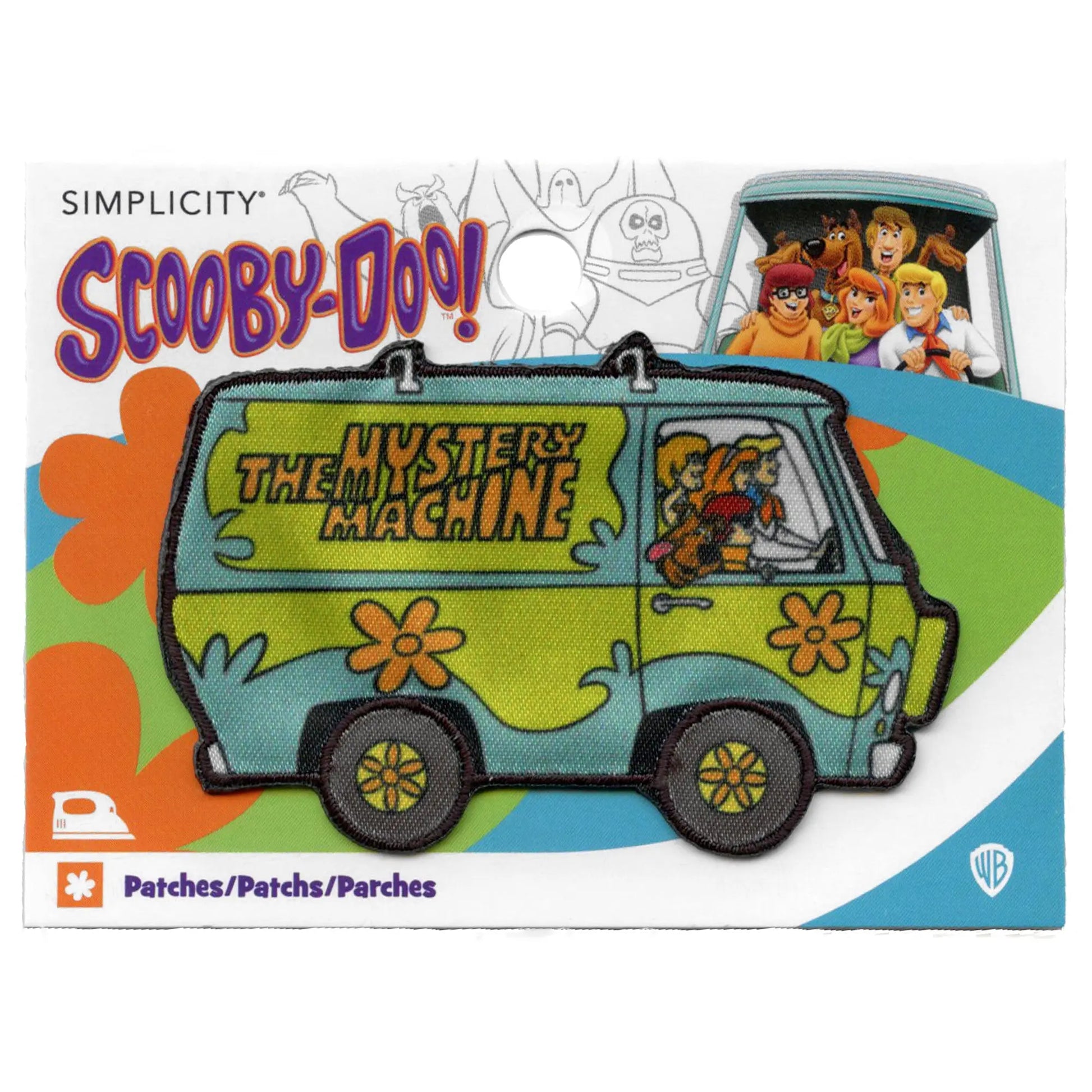 Scooby Doo Small Mystery Machine Van Patch TV Show Woven Iron