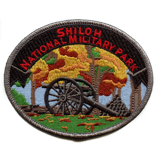 Shiloh National Military Park Patch History Battle Travel Embroidered Iron On