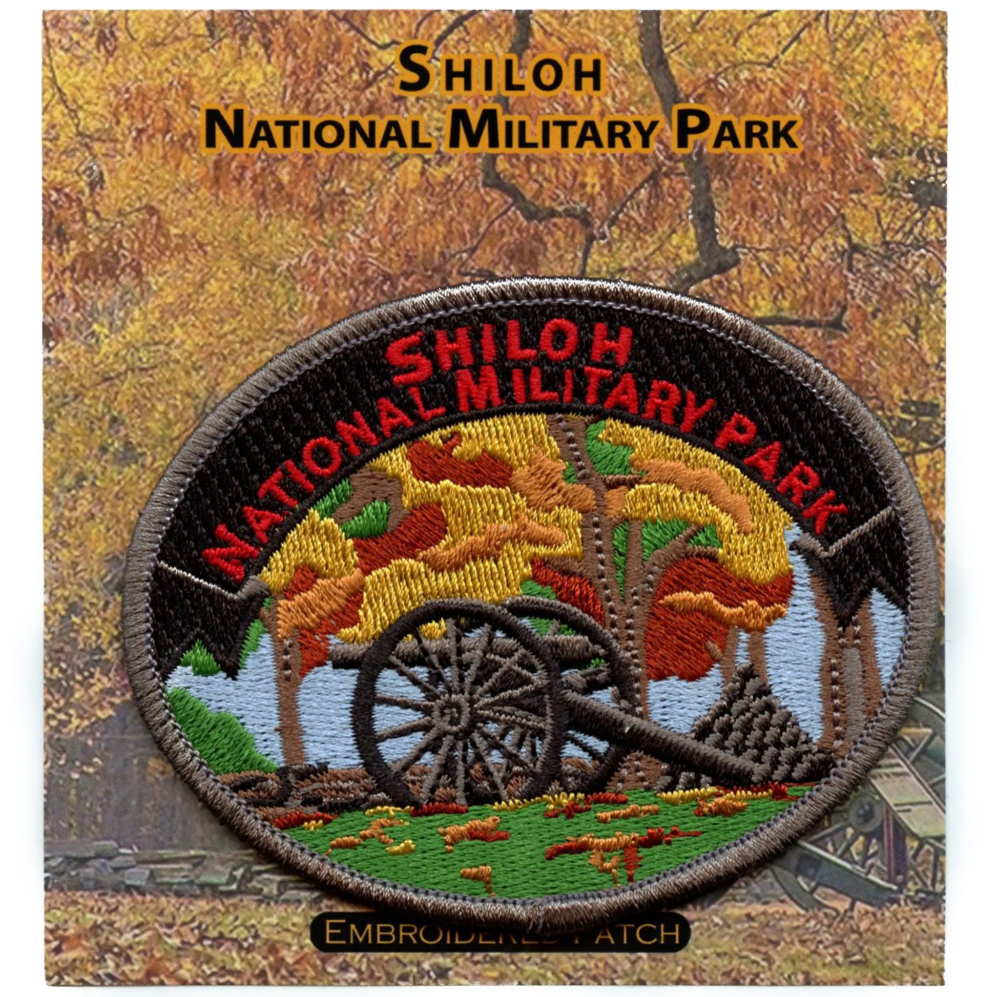 Shiloh National Military Park Patch History Battle Travel Embroidered Iron On
