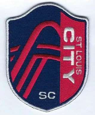 St Louis City Primary MLS Crest Embroidered Jersey Patch