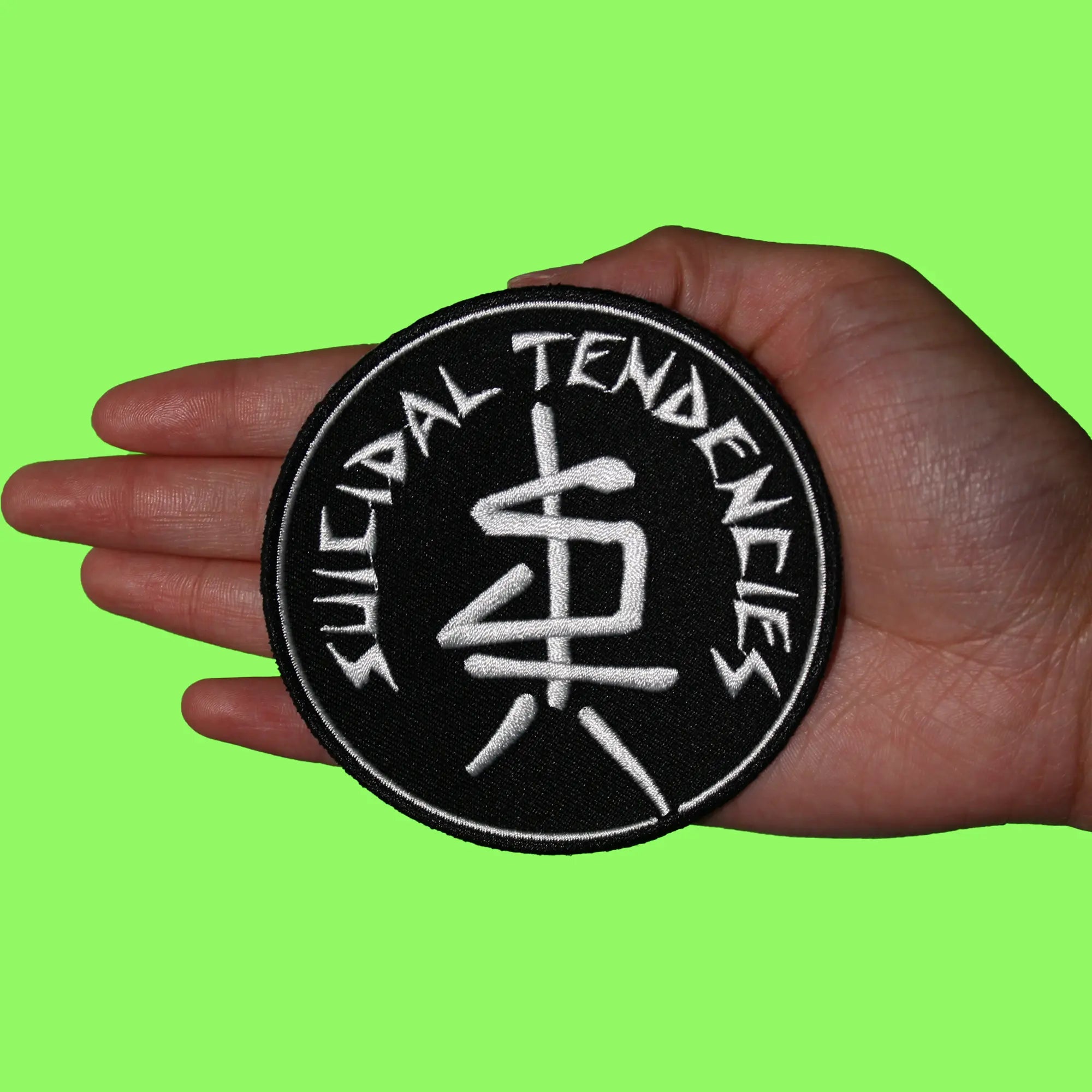 Suicidal Tendencies Round Patch Punk Rock Band Embroidered Iron On