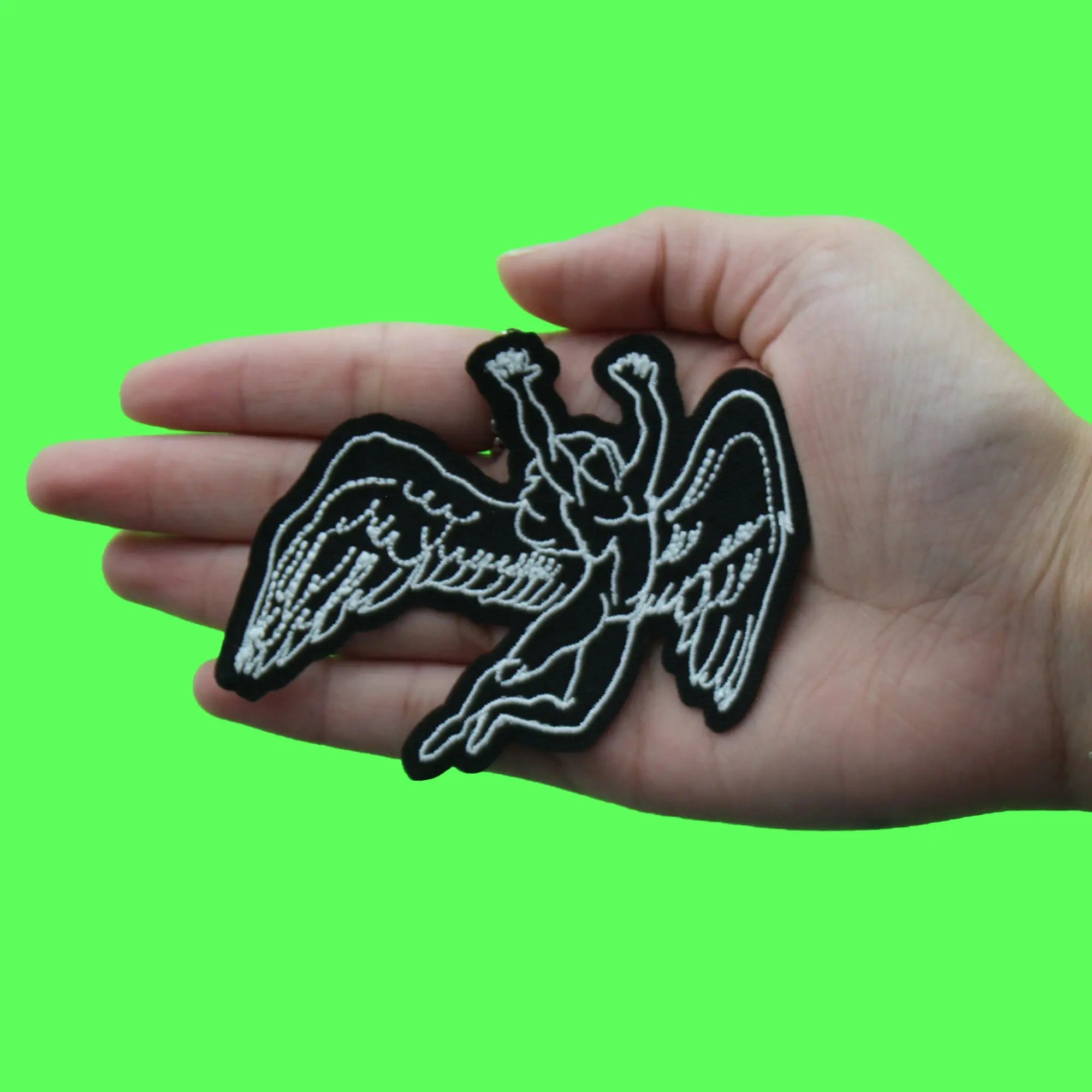 The Fall of Day Fallen Angel Patch Rock Metal Band Embroidered Iron On