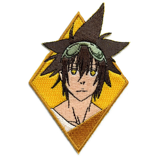 The God Of High School Jin Patch Head Shot Yellow Dimond Embroidered Iron On