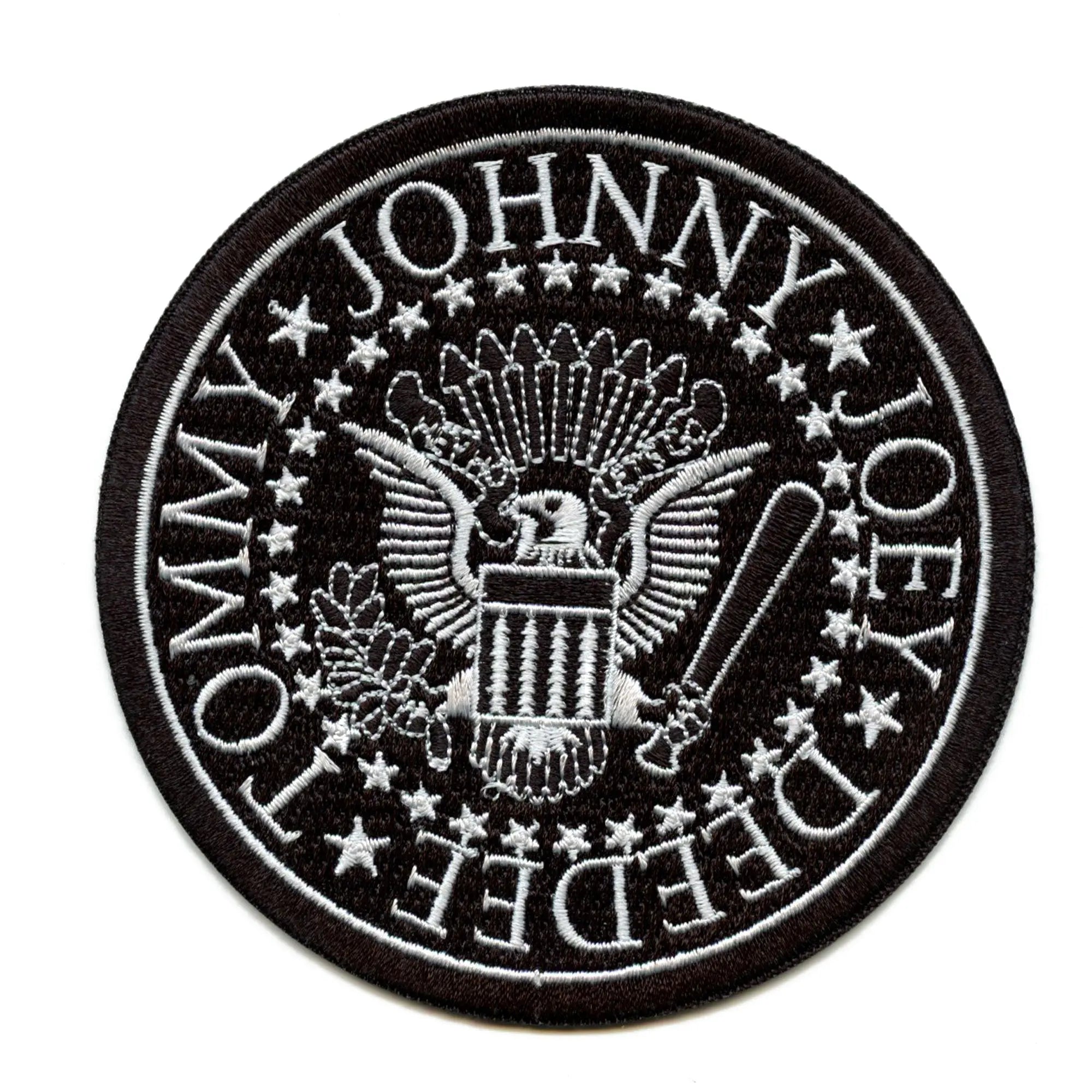 The Ramones Black Presidential Seal Patch Punk Rock Band Embroidered Iron On