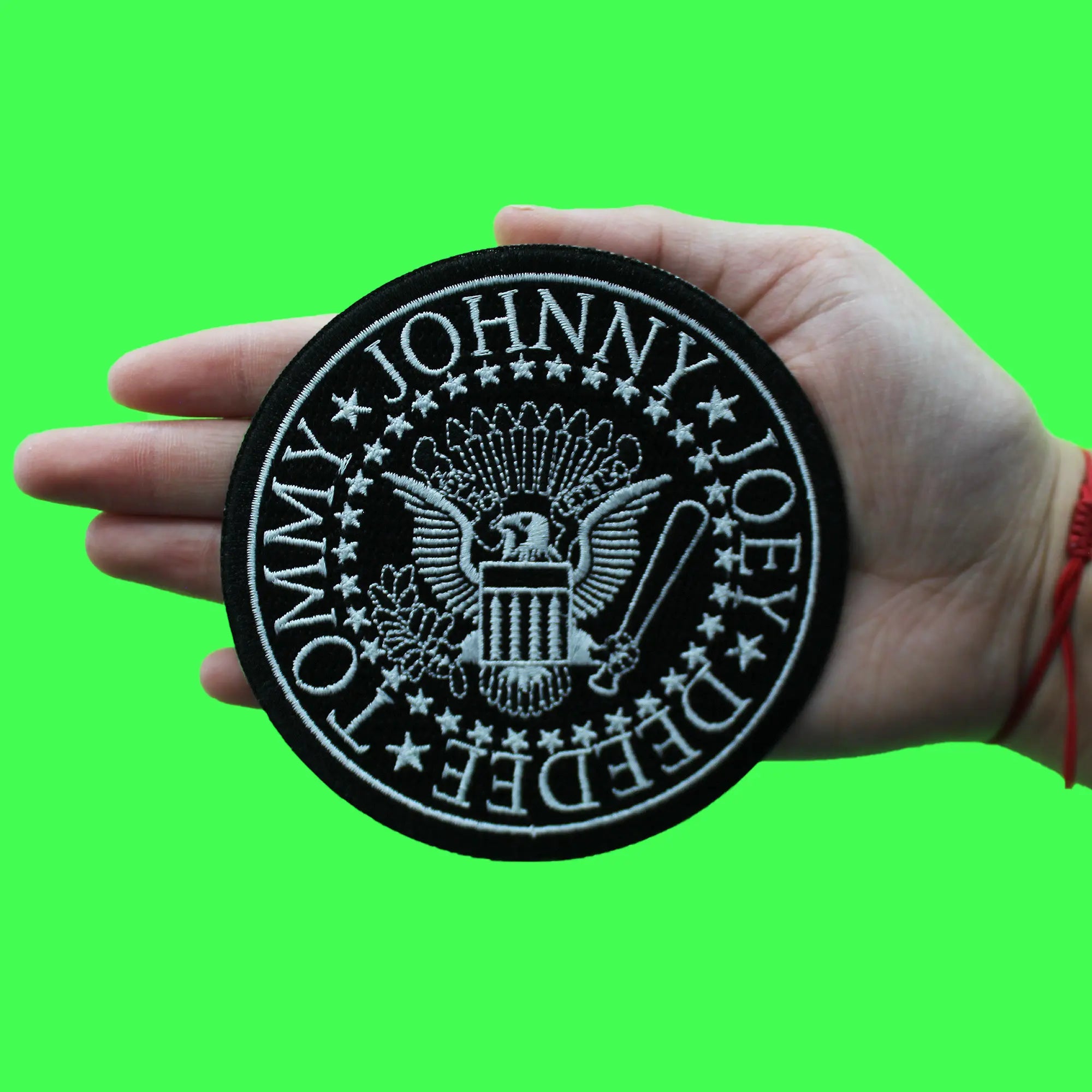 The Ramones Black Presidential Seal Patch Punk Rock Band Embroidered Iron On
