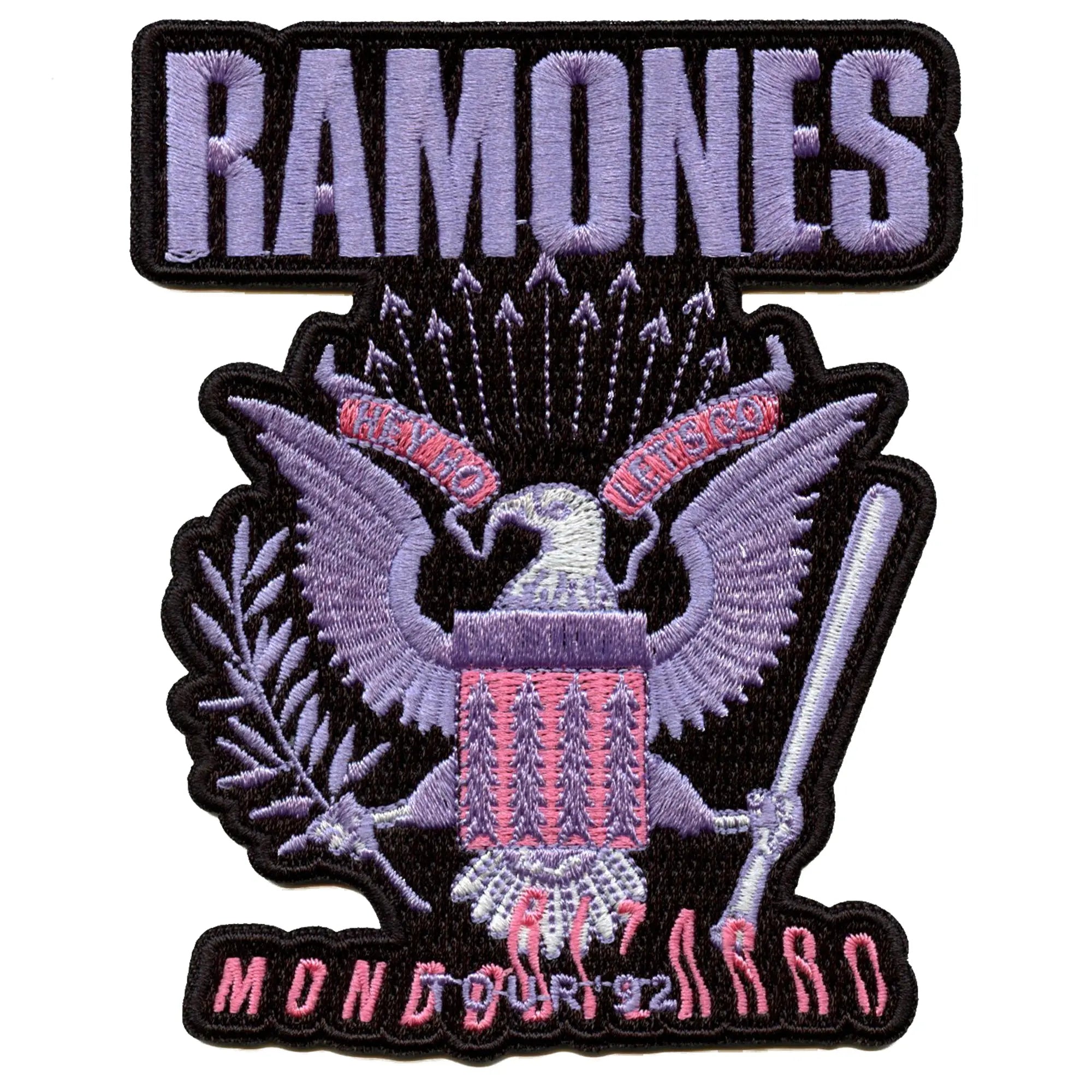 The Ramones Mondo Bizzaro Patch Punk Rock Band Embroidered Iron On