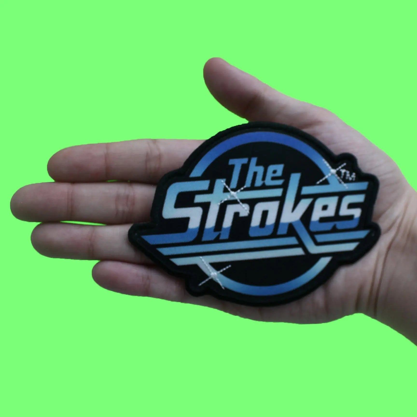 The Strokes Rock Patch OG Magna Blue Sublimated Embroidery Iron On