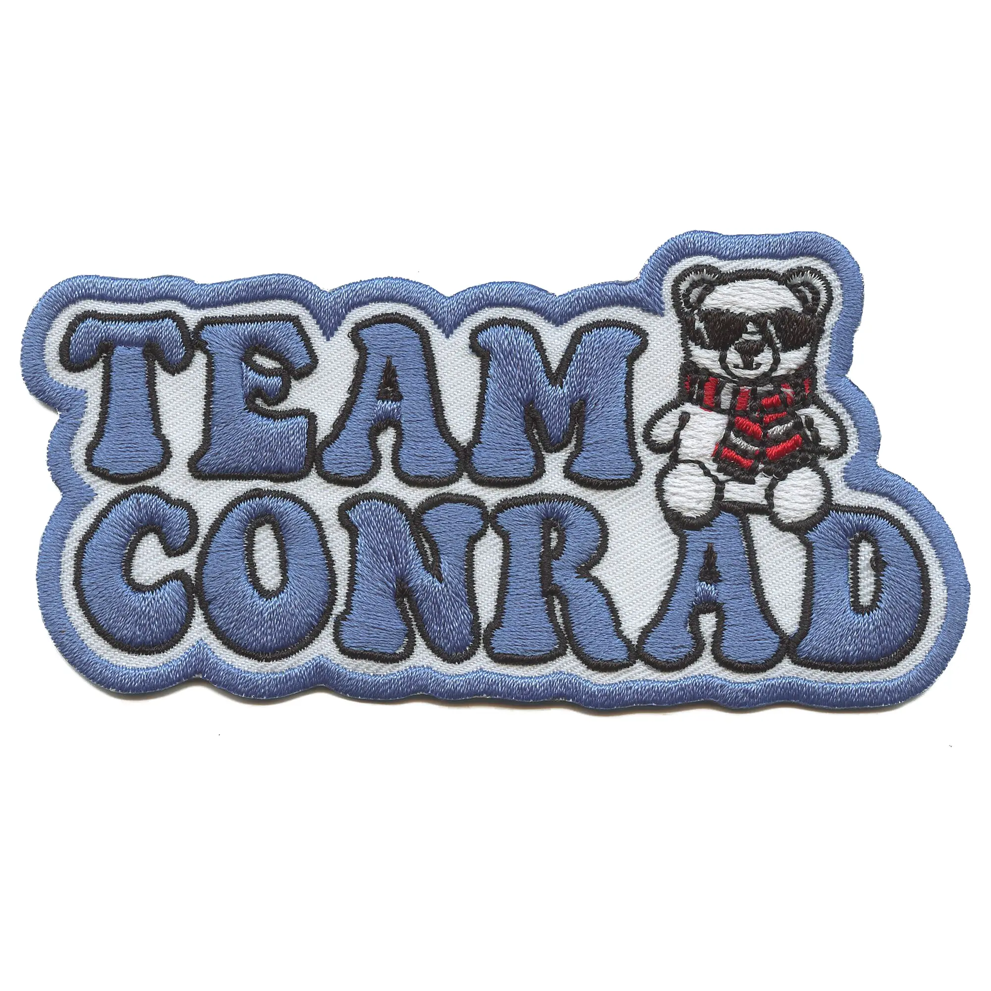 Team Conrad Stuffed Animal Patch Summer Love TV Show Embroidered Iron On