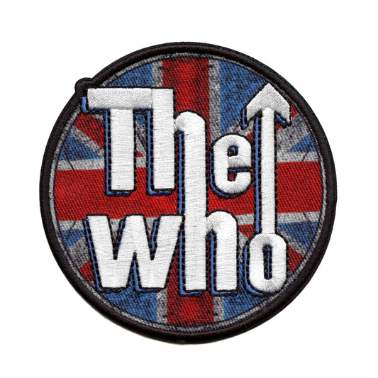 The Who Union Jack Patch English Rock Band Sublimated Embroidery Iron On