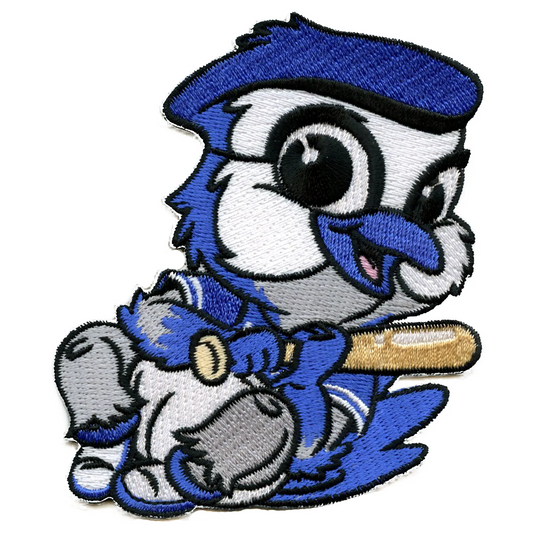 Patch autocollant « ACE » représentant la mascotte du bébé des Blue Jays de Toronto
